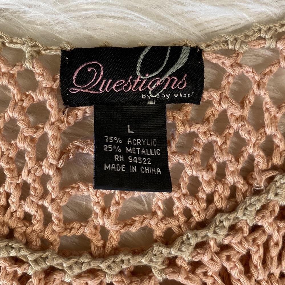 🩰[ Questions ] Intricate Knitted Tunic / Coverup - Picture 5 of 12